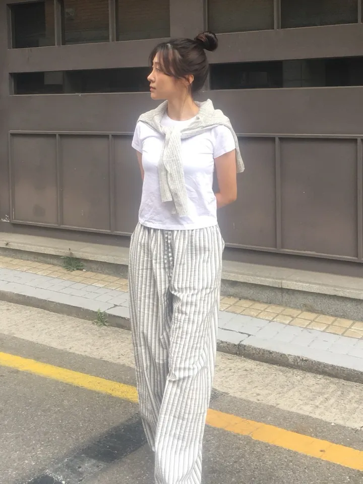 *주문폭주 순차발송* 가성비 빈티지 사계절 린넨 라운드 데일리 가디건 니트 (6color) 상세 이미지 42