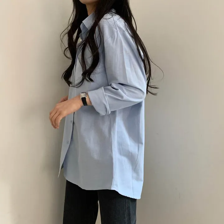 [컬러추가] 고급스러운, 옥스포드 박시핏 셔츠;7col 상세 이미지 37