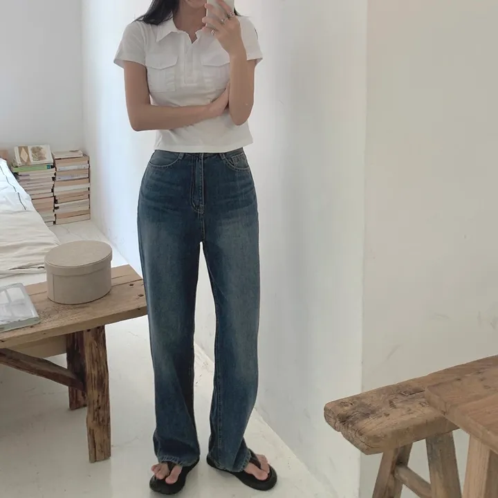 [당일출고] #누적10만장 썸머ver [MADE] 블림진 오버핏 딥 브러쉬 롱 와이드 데님 팬츠 (기장선택) 상세 이미지 141