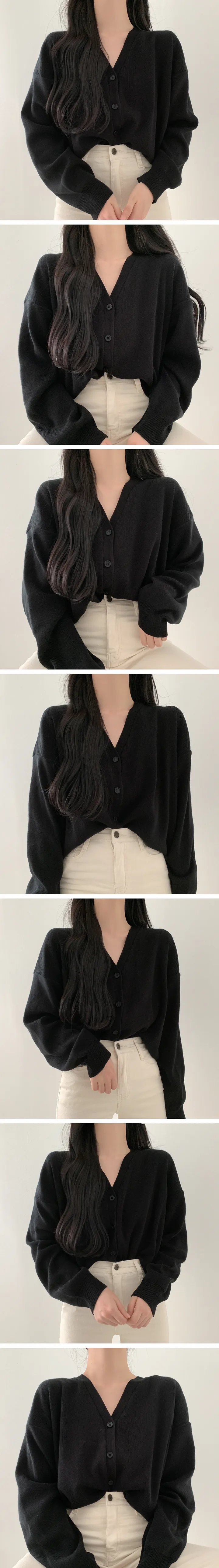 베이직 브이넥가디건 [9color] 상세 이미지 7