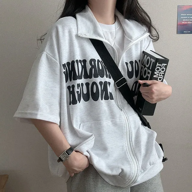 [여름아우터!/박시핏] 핏예쁜, 반팔 워킹 아노락 집업 (3color) 상세 이미지 20