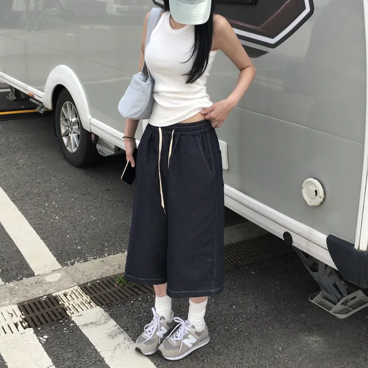[*극찬핏]하프 생지 버뮤다 pt : half bermuda pants - 3 color 상세 이미지 17