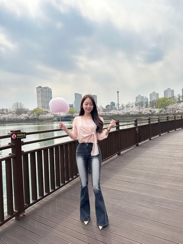 [자체제작/허리쏘옥/히든밴딩/기본,롱ver] -3kg 몸매 보정 워싱 롱 부츠컷 데님 청바지 롱팬츠 상세 이미지 110