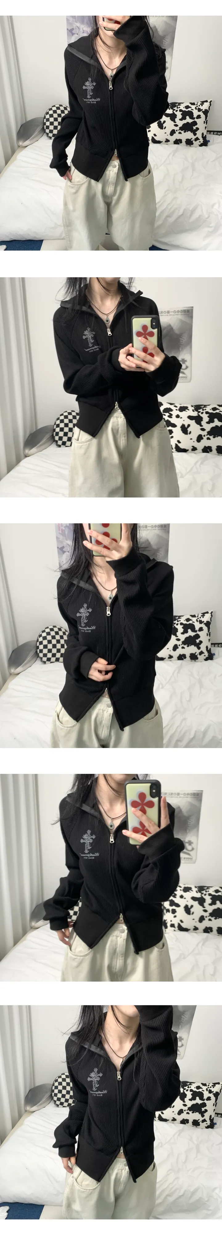saint golgi zip-up (3color) 상세 이미지 11
