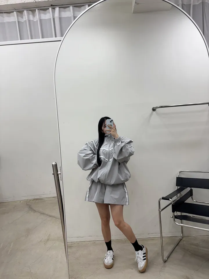 세트할인 / 레이스 오버핏 점퍼 아노락세트 4col 상세 이미지 17