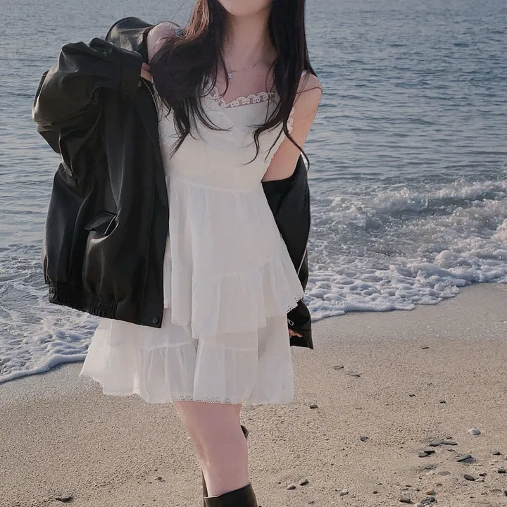 [핵고퀄!/✨주문폭주/후기극찬✨]매트 레더의 정석,오버핏 레더 블루종 자켓 점퍼 상세 이미지 40
