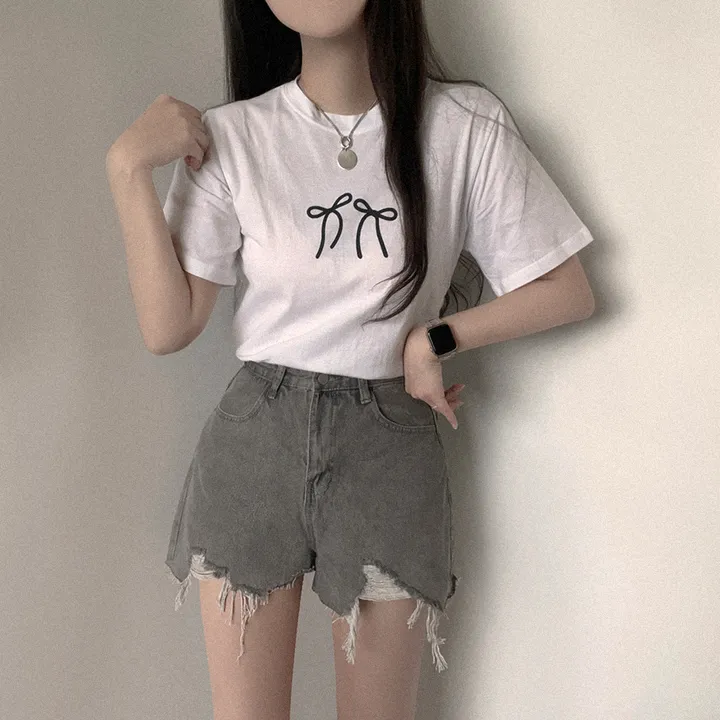[데일리/꾸안꾸] 여름 필수템, 퓨어 워싱 데미지 데님 숏팬츠 상세 이미지 20