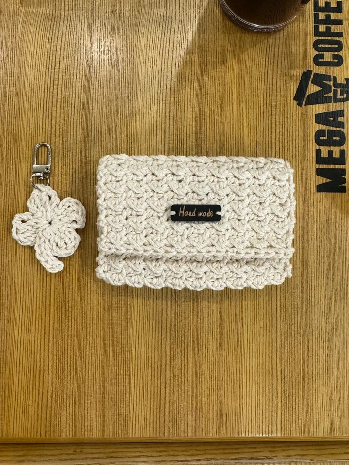 🧸나무야🧸 핸드메이드 카드지갑 커플우정지갑+클로버키링👛 상세 이미지 3