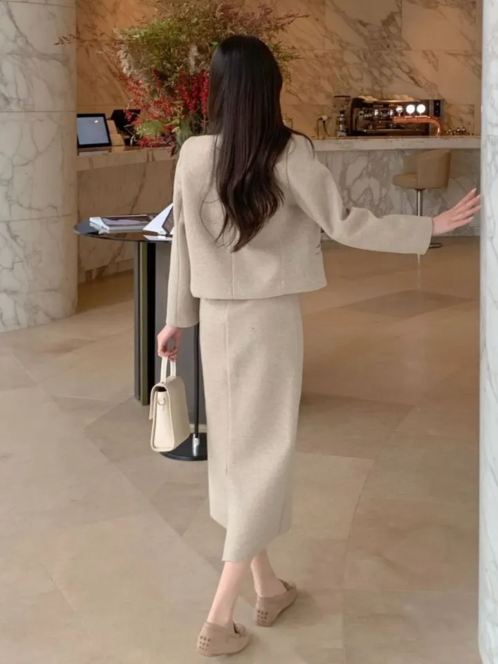 [겨울신상✨] 슈슈 노카라자켓 / 겨울자켓 가을자켓 기모자켓 울자켓 모직자켓 울코트 모직코트 숏코트 숏자켓 트위드자켓 하객룩 겨울코트 핸드메이드 코트 떡볶이코트 후드코트 레이어드 자켓 기모 코듀로이 스웨이드 무스탕 퍼자켓 하프코트 케이프코트 망토 겨울옷 상세 이미지 15
