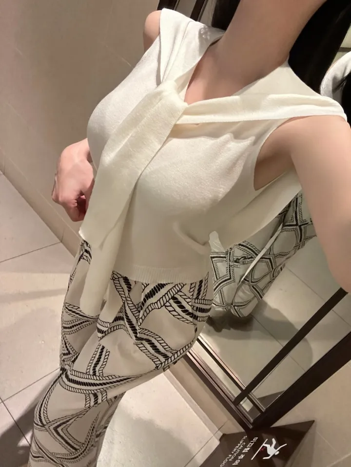 [ 숄SET ] 소프트 숄 브이넥니트 투피스세트 (3color) 상세 이미지 13