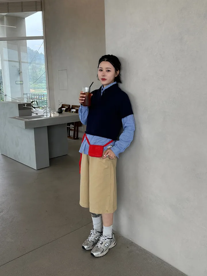 [UNISEX] 패치 워크 버뮤다 하프 팬츠 (4color) 상세 이미지 22