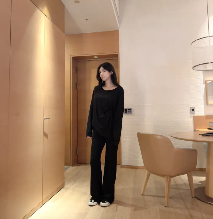 [Made /단품구매가능 /세트3000원할인] 촉촉 촤르르 연유 라떼 트레이닝 세트 여리핏 꾸안꾸 퀄보장 데일리set 핏보장 봄 신상 상세 이미지 231