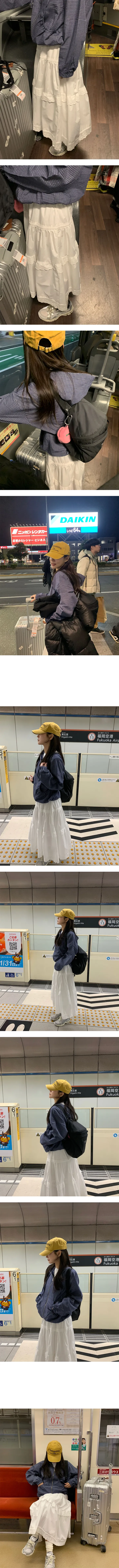 [주문폭주🤍/간절기자켓]콤마 체크 리본 스트링 바람막이 후드셔츠 자켓 - 2color 상세 이미지 9