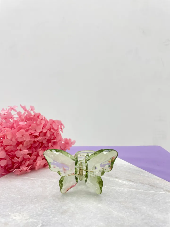 🌷집게핀증정/당일🌷 집게핀 봄 여름 13cm  투명 오로라 꼬임 사각 리본 유광 실버 하이틴 빅사이즈 꽃 반머리 묶음 헤어핀 머리핀 왕집게핀 헤어집게핀 헤어 집게삔 상세 이미지 174