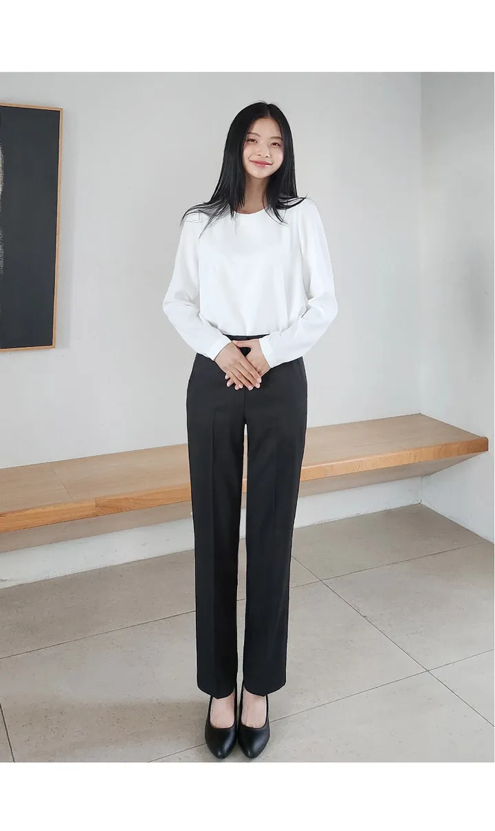 [2만장판매 가성비 바지정장세트] 44~100(XS~3XL) 면접복장 유니폼 발표의상 블랙 상세 이미지 16