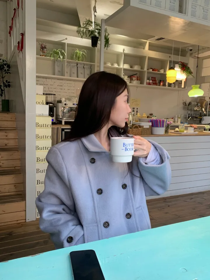 [문의폭주🚛/누빔안감/울함유] 베일리 더블 숏 코트 상세 이미지 17