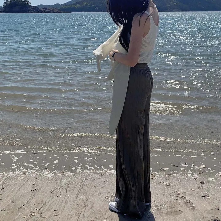 [✨SET가격/3천장 돌파!✨]피부에 달라붙지 않는, 부클 가디건+나시 투피스 세트 상세 이미지 25