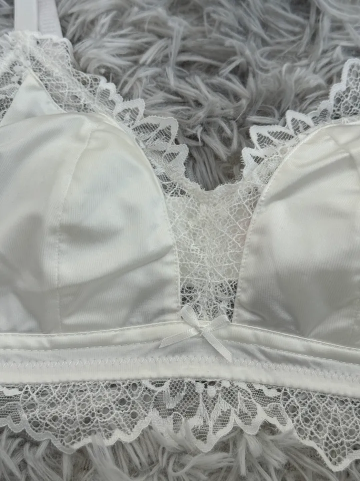 실크 샤인 브라 팬티 세트💎편한 노와이어 섹시 레이스 몰드 탑 브래지어 볼륨 보정 기본 베이직 사계절 데일리 속옷 시스루 커플 야한 란제리 이벤트 신혼 부부 여행 첫날밤 선물 상세 이미지 48