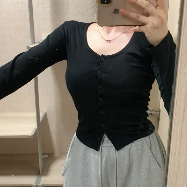 *[-3kg]슬림핏 가디건 티셔츠 상세 이미지 8
