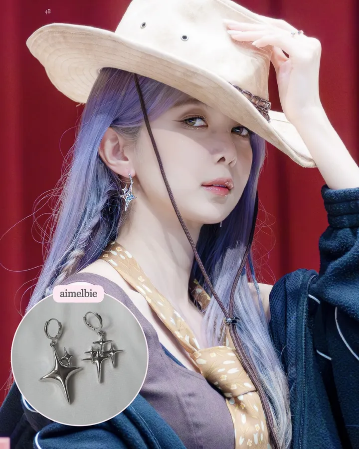 [에스파 카리나 착용/Y2K] Sparkle Sparkle 원터치 귀걸이 상세 이미지 26