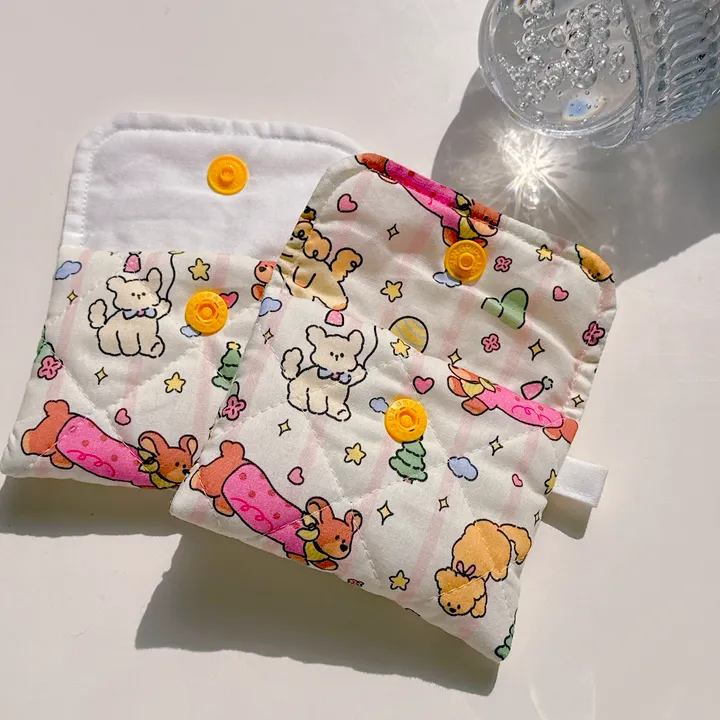 made 행복한 강아지의 하루 카드지갑 패브릭 지갑 동전지갑 미니파우치 에어팟케이스 상세 이미지 16