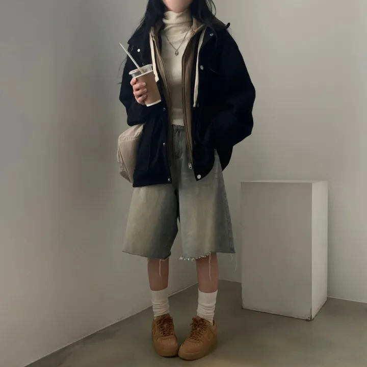 [예쁨보장✨/일체형] 코듀로이 골덴 후드집업, 점퍼자켓 - 3color 상세 이미지 18