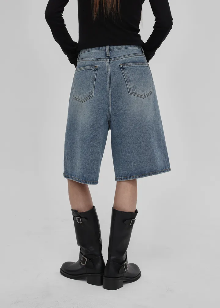 [2천장판매] [B-DENIM] WASHING HALF PANTS 023 상세 이미지 35