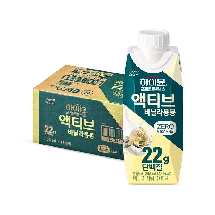 하이뮨 프로틴 밸런스 액티브 250ml (바닐라봉봉/밤티라미수)