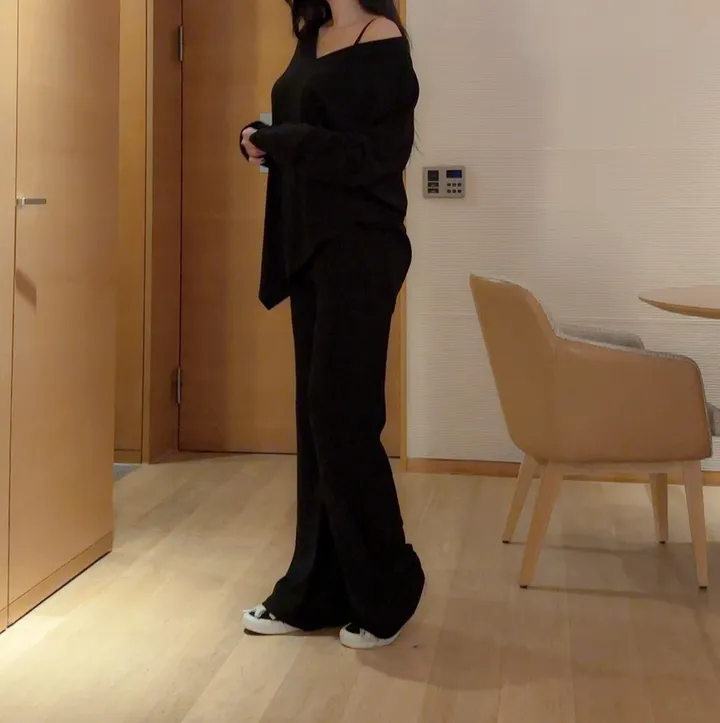 [Made /단품구매가능 /세트3000원할인] 촉촉 촤르르 연유 라떼 트레이닝 세트 여리핏 꾸안꾸 퀄보장 데일리set 핏보장 봄 신상 상세 이미지 220