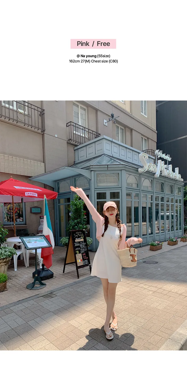 [살안타💖] 팝핑 솜사탕 니트 가디건크롭 시스루 레이어드 볼레로 커버업 부클 가디건 가을 간절기 아우터 살안타템 상세 이미지 72