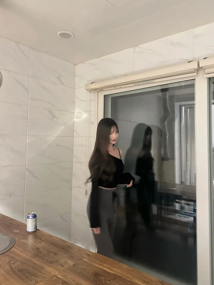 황금비율 2단기장 y존부각X 부츠컷 트레이닝 팬츠 밴딩 부츠컷레깅스 나팔바지 추리닝 트레이닝팬츠 상세 이미지 14