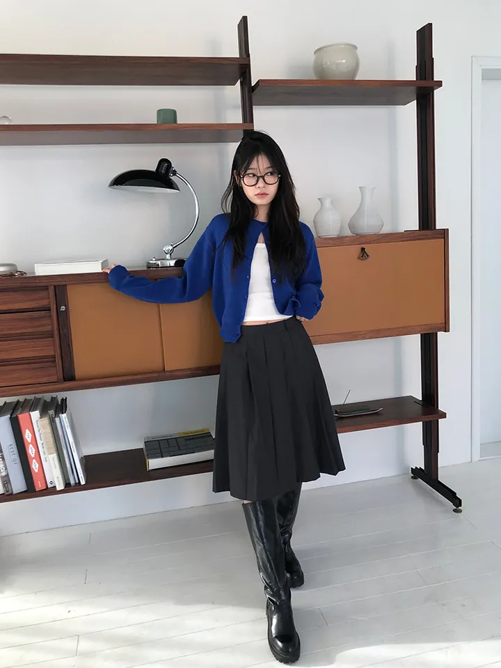 [MD적극추천🤍/후기극찬✨] basic round button cardigan 상세 이미지 17