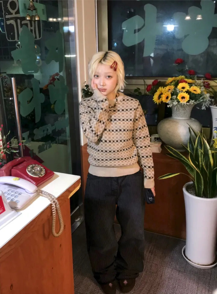 ♨주문폭주♨ #블랙 스트라이프 생지 데님 (당일 배송) 상세 이미지 15