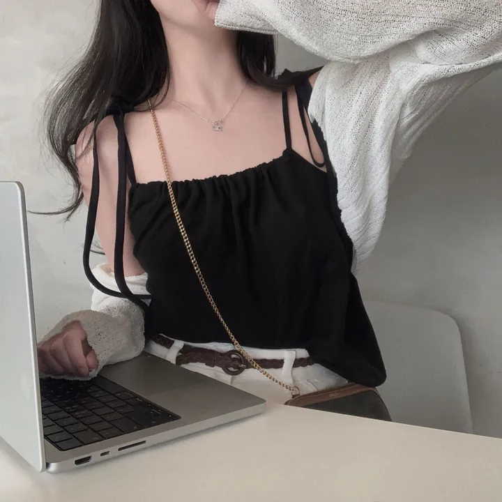 [팔뚝살부각X/여름가디건!]여름 파트너,쓰리버튼 루즈핏 크롭 부클 가디건 상세 이미지 10