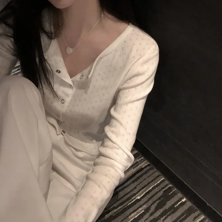 [✨주문폭주✨] 자체제작 크치made 애플 펀칭 아일렛 긴팔 가디건 - cd 상세 이미지 65