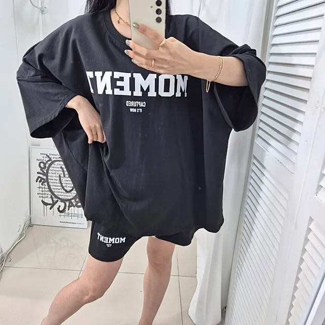 [4COLOR/~3XL] 오버핏 모먼트 트레이닝세트 상세 이미지 45