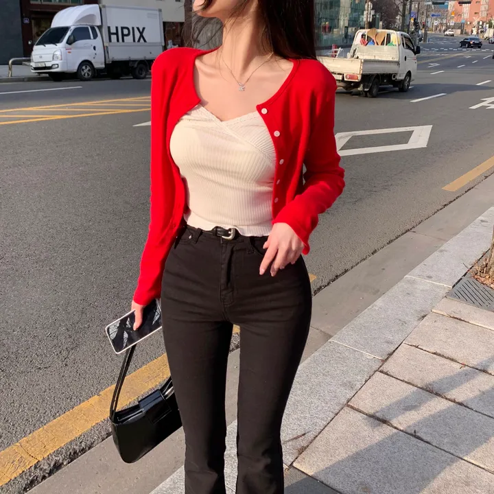 [ 인스타문의폭주 ] 달리아 펀칭 크롭 가디건 상세 이미지 15