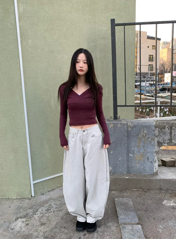 카디건 모델 착용 이미지-S1L31