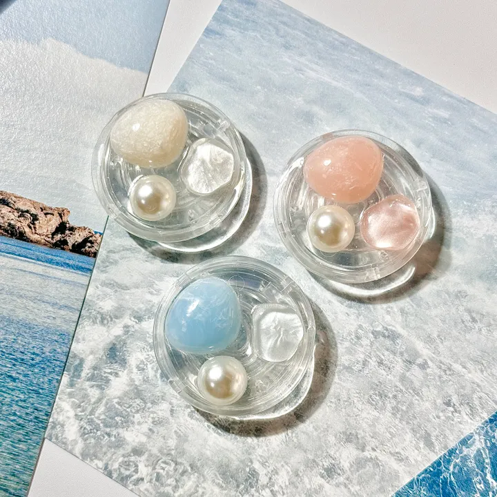 [맥세이프가능]🌊💙바다 감성 조약돌 호마이카 레진 귀여운 폰꾸 맥세이프 폰 스마트톡 11type 상세 이미지 39