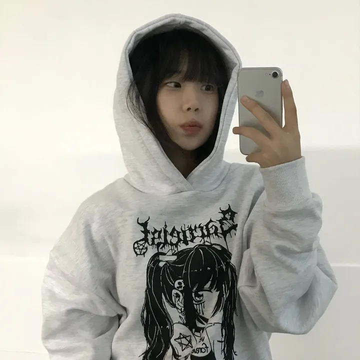 기모고퀄remi Coi Over Hoodie 3color 에이블리 스토어 8927