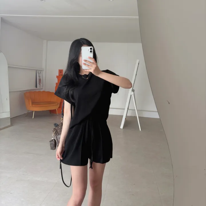 안입은듯 시원한 썸머 마실 반바지 세트  *투피스,숏팬츠,캡소매,롤업,여름내내,데일리 상세 이미지 5