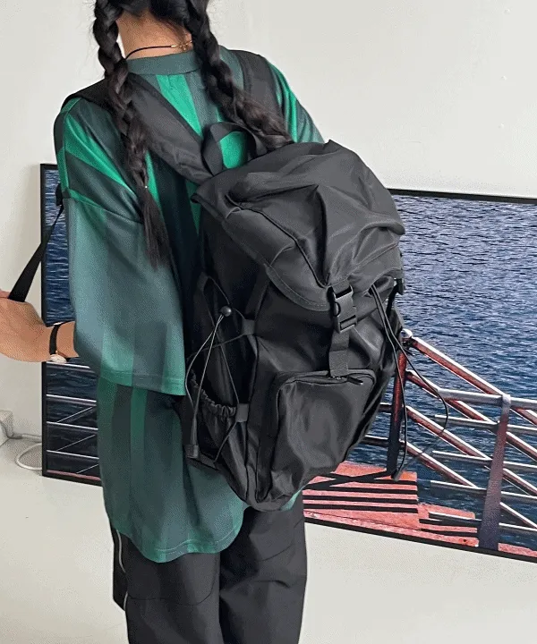 [주문폭주🔥/노트북수납/남녀공용] 로바 아웃 포켓 큰가방 여행 백팩 보부상백 대학생 가방 1 color