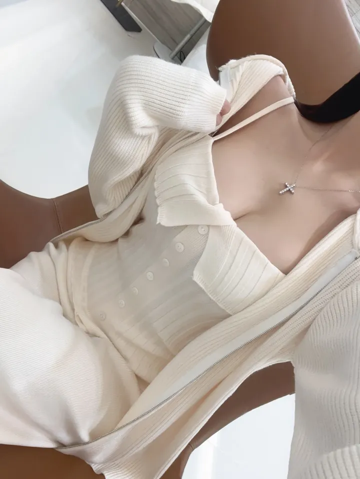 블랑 울 3ps SET (아이보리당일출고/몸매보정/추천/꾸안꾸/high quality수입의류) 상세 이미지 6