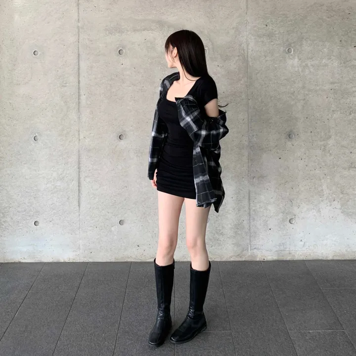 당일발송🚀[체크셔츠🖤/오버핏!] 베디 체크 박시핏 긴팔 간절기 셔츠 남방 빅사이즈 상세 이미지 18