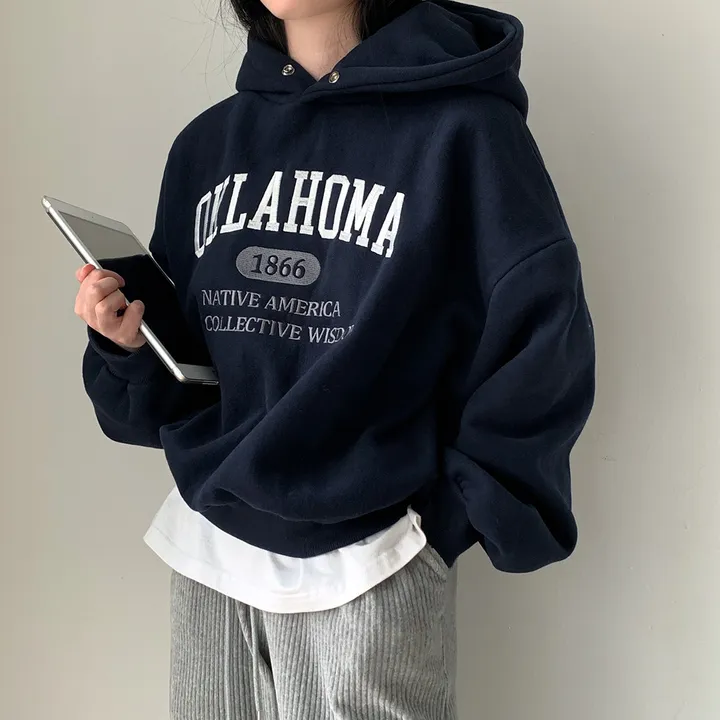 [대박핏보장✨/98%만족/진그레이 당일출고!] 자체제작 #크치Made 꿈에 나온 핏, 오클라호마 1866  양기모 맨투맨 긴팔 후드티 ; 5컬러 상세 이미지 181