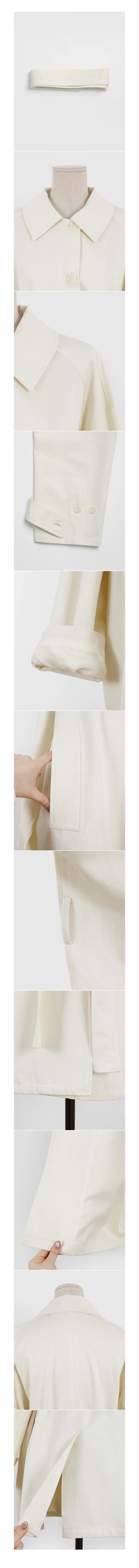 [간절기필수!베이직한♥]밀스래글런하프트렌치CT 상세 이미지 43