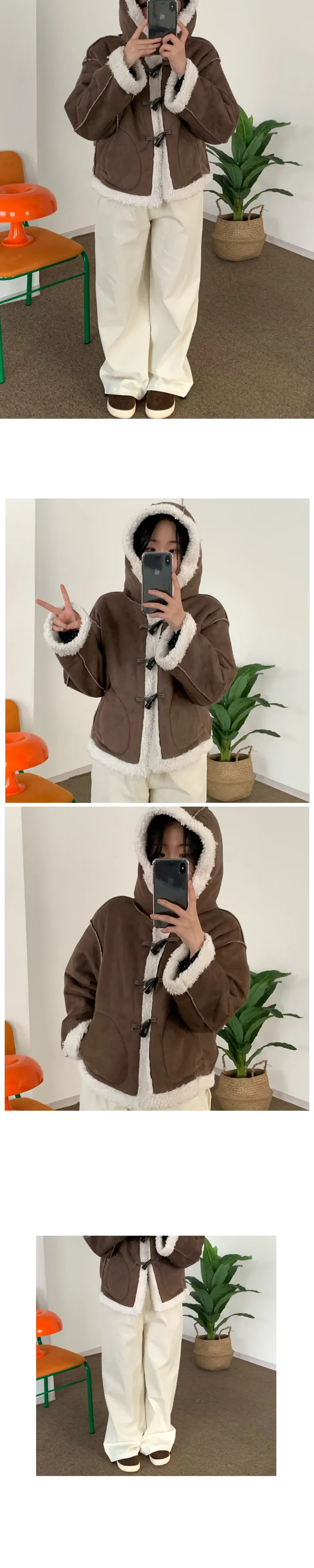 [안감전체양털🐏🔥] 테디 떡볶이 무스탕 상세 이미지 9