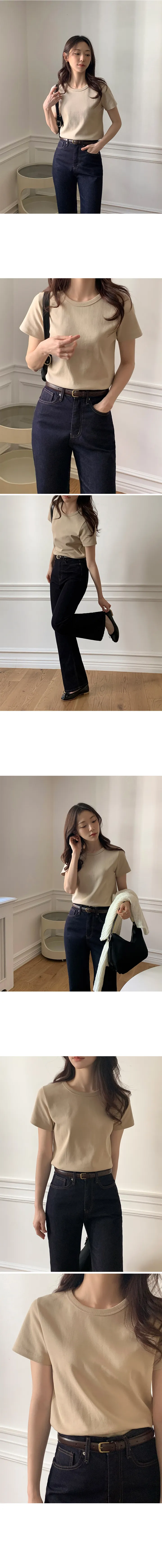 [👍질좋은기본티][MADE] 에센셜 탄탄 크루넥 반팔 티셔츠 상세 이미지 45