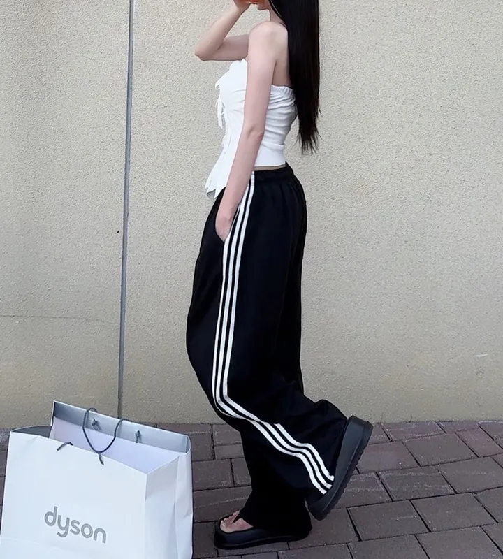 리뷰극찬[사장소장*.*high quality🙋🏻🩶] 콜드 트랙 저지 팬츠 상세 이미지 11