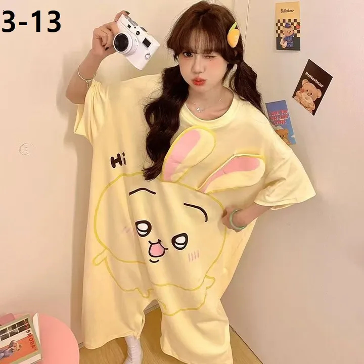 캐릭터 루즈핏 파자마/ 원피스 겸 점프슈트 홈웨어/잠옷/빅사이즈/M~2XL(40~100)KG/18COLOR/LBD1175 상세 이미지 13
